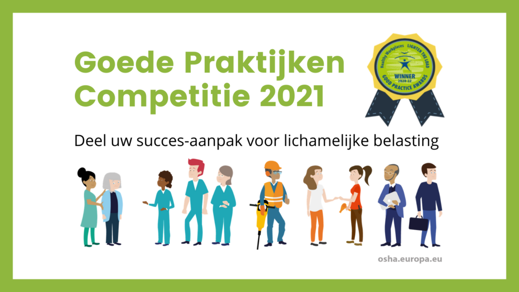 Oproep goede praktijken competitie 2021: deel uw succes-aanpak voor lichamelijke belasting
